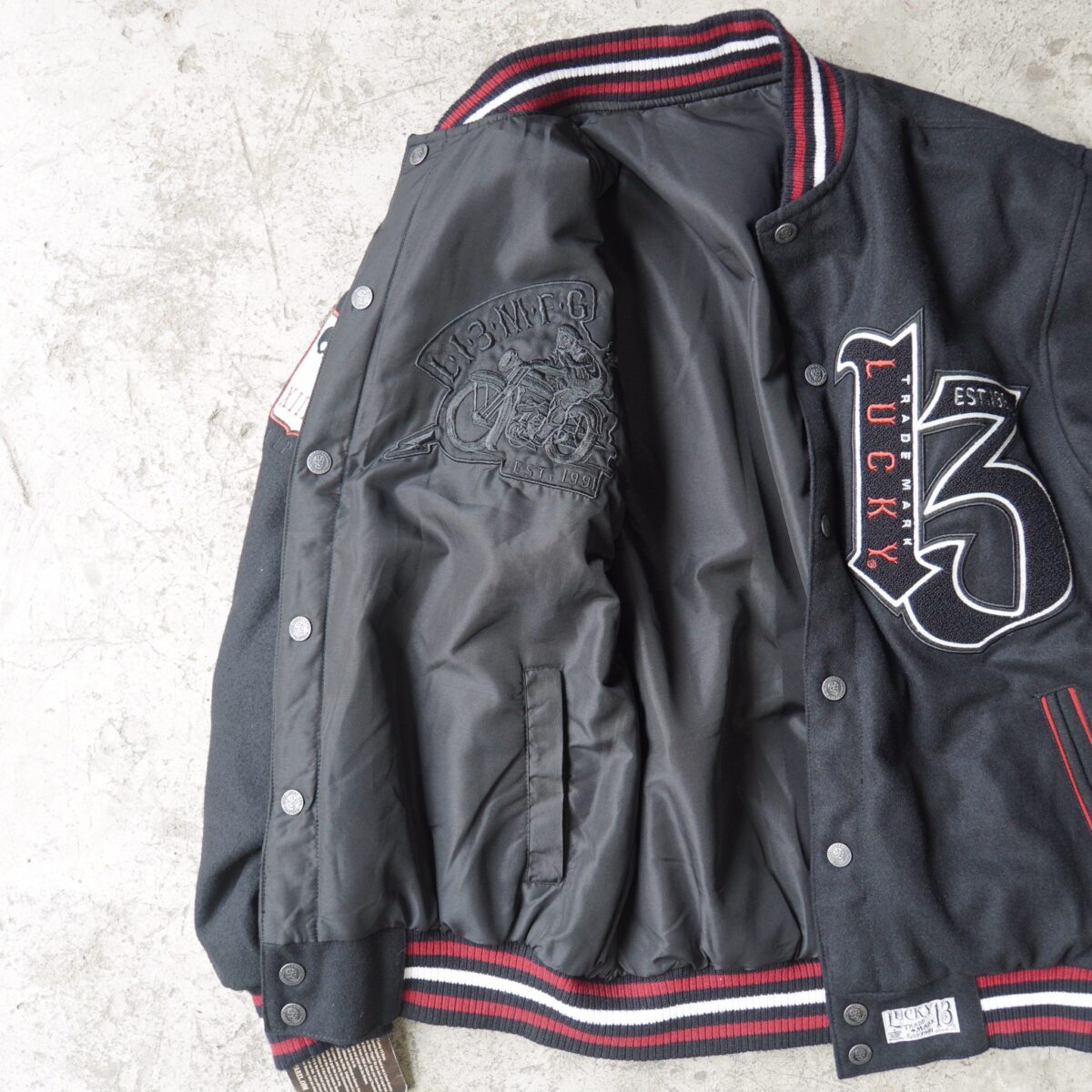 LUCKY - 13 Jacket REVERSIBLE Limited Edition Two Faced Skull