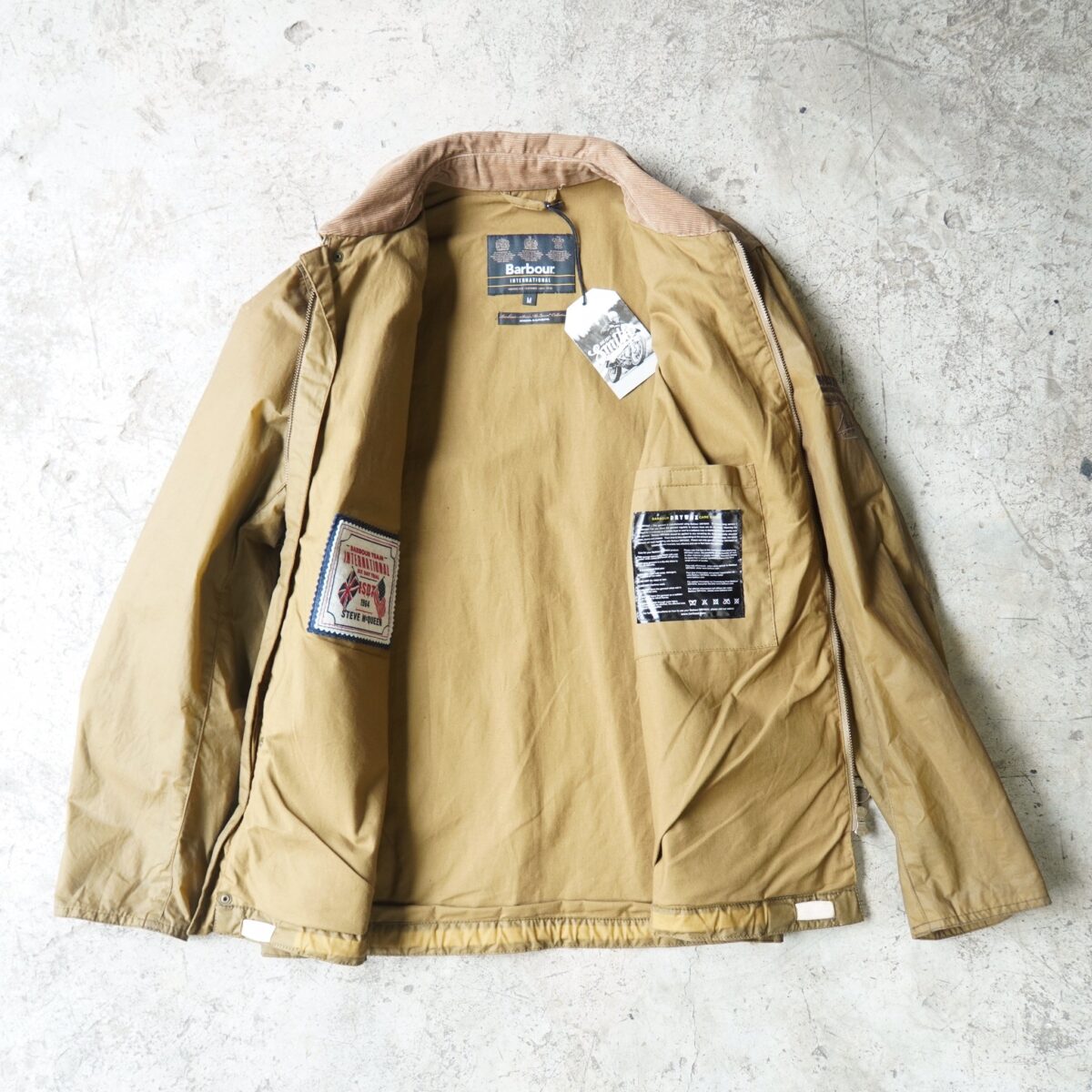 Barbour International STEVE McQUEEN MEN'S TREAD WAX JACKET
