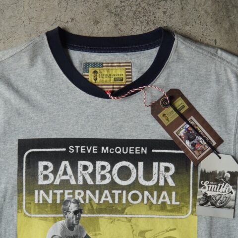 barbour international steve mcqueen t shirt