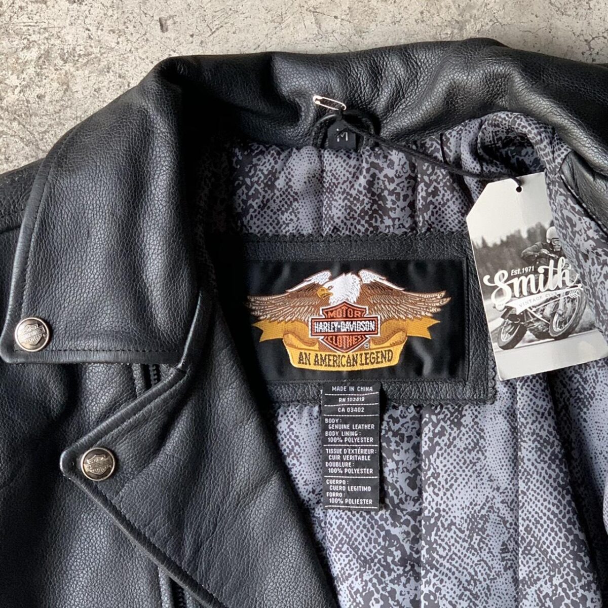 HARLEY-DAVIDSON LEATHER JACKET - SMITHSVINTAGECLUB