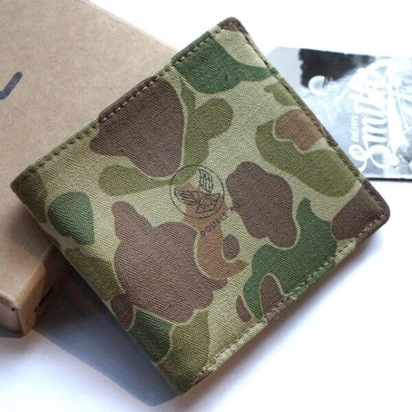 RRL Camo Herringbone Billfold