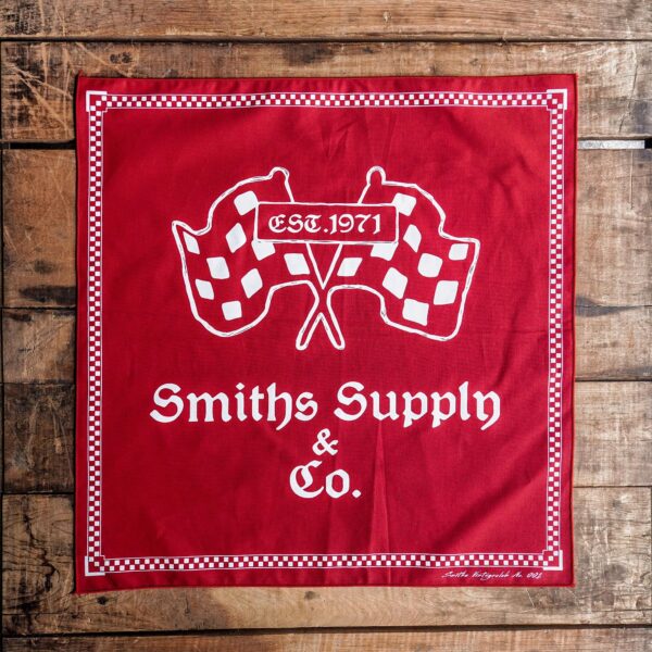 ผ้าเช็ดหน้า Smiths Supply&Co. FLAG(RED)