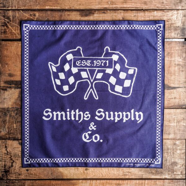 ผ้าเช็ดหน้า Smiths Supply&Co. FLAG(NAVY BLUE)