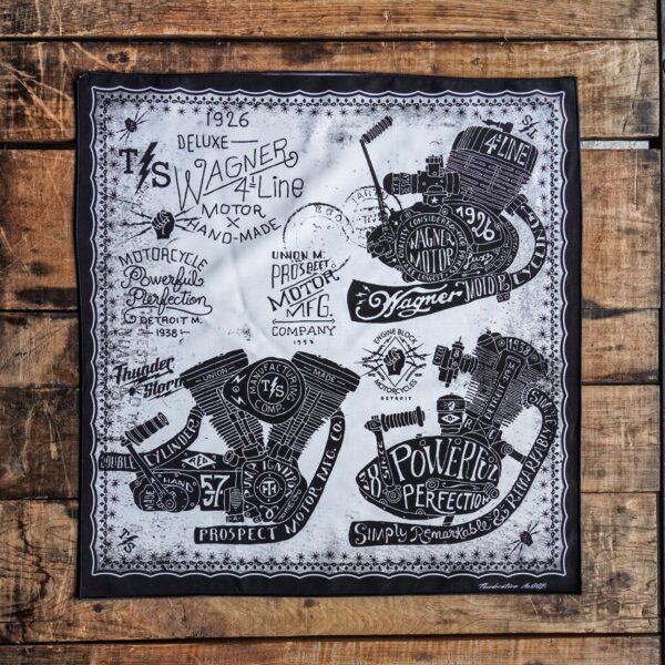 ผ้าเช็ดหน้าลาย DULUXE(WHITE)